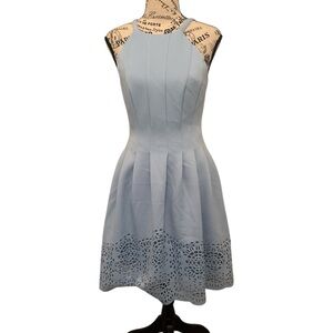 Vince Camuto  Blue Sleeveless Halter Mini Dress